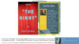 The Ninny by Anton Chekov