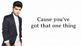 One Direction  One Thing Lyrics + Pictures