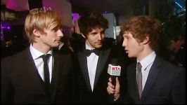 Colin Morgan and Bradley James