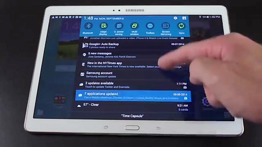 Samsung Galaxy Tab S سامسونگ گلکسی تب اس 10.5 اینچی