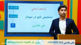 ریاضی یازدهم انسانی تشخیص تابع در نمودار علی هاشمی