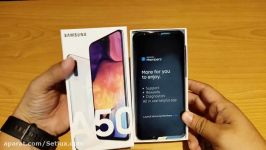 جعبه گشایی گوشی سامسونگ Galaxy A50