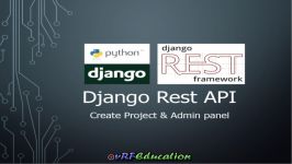 آموزش restful Django ایجاد پروژه پنل مدیریت