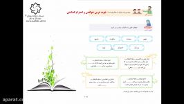 پایه چهارم تدریس درس 17 هدیه های آسمان خانم نیلوفر