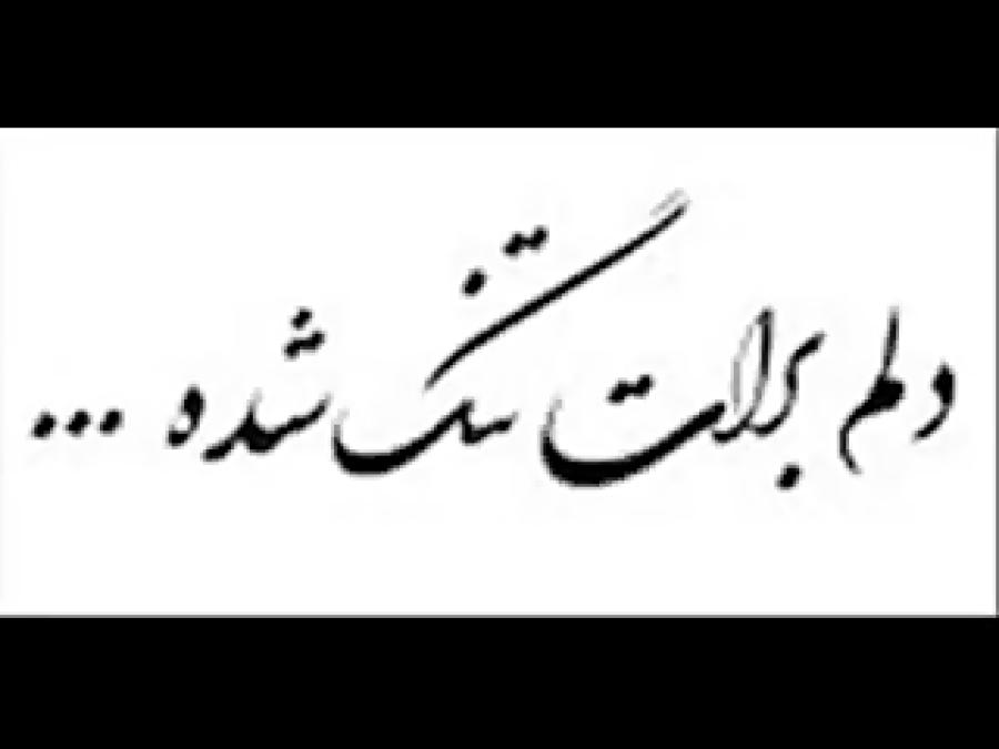 رضا صادقی دلم برات تنگ شده جونم