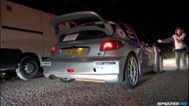 بخشی مسابقات رالی wrc peugeot 206 تقویت شده