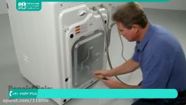 آموزش تعمیر ماشین لباسشویی  تعمیر خشک کن ماشین لباسشویی تعویض شیلنگ تخلیه 