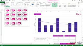 آموزش Excel 2013 داتیس  انتخاب یک جلوه برای کارپوشه