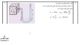 حل نمونه سوال امتحانی مانومتر فصل 3 فیزیک هنرستان دماوفشار
