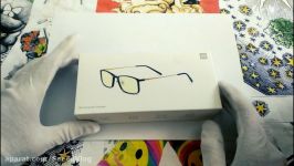 جعبه گشایی بررسی عینک کامپیوتر شیائومی mi puter glasses