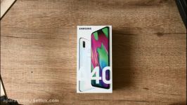 جعبه گشایی گوشی سامسونگ Galaxy A40