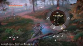 گیم پلی بازی HORIZON ZERO DAWN در ps4 pro