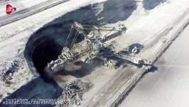 ابر غول گرسنه‌ی 5000 تنی Bucket Wheel Excavator