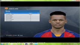 فیس آنسو فاتی در pes2017 پچ2020