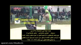 رسول تقی زاده تعزیه شهادت علی اکبر قسمت وداع مادر