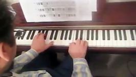اجرای آموزشی سلطان قلب ها پیانو توسط علی خانپور