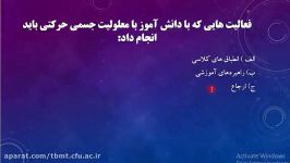 جلسه چهارم درس آموزش فراگیر برای دانشجویان گروه ۳۵