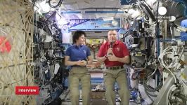 مصاحبه یورونیوز فضانوردان مستقر در ایستگاه فضایی