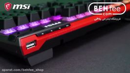 کیبورد مخصوص بازی مکانیکی ام اس آی مدل Vigor GK80