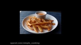 سیب زمینی سرخ کرده ایرفرایر    air fryer french fries