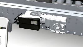 Lenze Smart Motor in material handling application