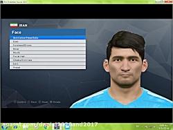 ادیت فیس بیرانوند در pes2017 پچ 2020