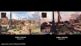 ویدیویی تغییرات نقشه‌ی Kings Canyon در فصل پنجم بازی Apex Legends