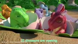 اهنگ شاد کودکانه  ten little dinos