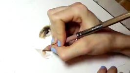 نقاشی کاملا طبیعی چهره لیونل مسی