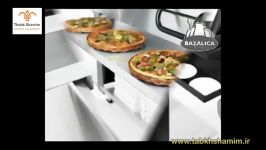 فر پیتزا دو طبقه پیتزا مستر pizza master