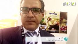 پیام امیر رضا ثابت پی مدیر عامل محترم صنایع غذایی نامی نو برای شبکه ایران کالا