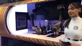 Demonstration of a robotic kitchen using two UR5 robot