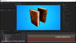 آموزش افترافکت فارسی ساخت کتاب سه بعدی در افترافکت 1080p