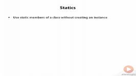 C#F 2.Classes and Objects in C# 10.Statics