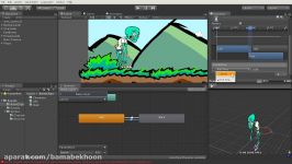 آموزش ویژگی های بازی سازی دو بعدی در یونیتی قسمت یازدهم تنظیم انیمیشن