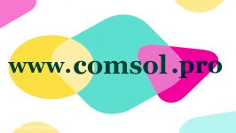 شبیه سازی تونل ترمو ویسکوز آکوستیک کامسول پروژه www.comsol.pro