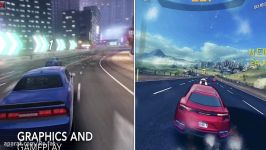 Asphalt 8 vs asphalt 9