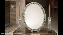 آینه شمعدان نقره، آینه شمعدان عروس، نقره ریحانی