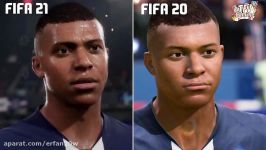 FIFA 21 VS FIFA 20 کدومشون بهتره ؟ تغییرات گرافیکی بازی رو ببینیم