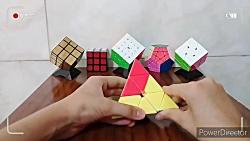 آموزش ایجاد پترن روی روبیک هرمی،Pyraminxقسمت سوم