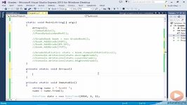 C#F 3.Types and Assemblies 7.Arrays