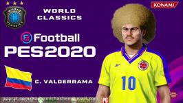 آموزش ساخت فیس کارلوس کارلوس والدرما در pes2020