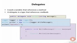 C#F 4.MethodsEventsProperties 5.Delegates