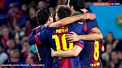 خلاصه بازی بارسلونا 4  آث میلان 0 لیگ قهرمانان اروپا 13 2012