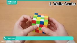 ساده ترین آموزش حل مکعب روبیک  مکعب روبیک حل مکعب چهار در چهار