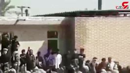 فیلم لحظه تیراندازی های وحشت آور در تشییع شیخ معروف در شادگان