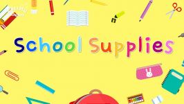 Kids vocabulary  School Supplies  Learn English for kids