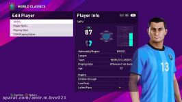 ادیت فیس کافو pes 2020