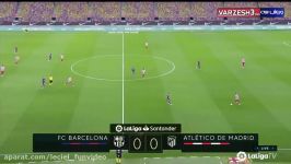خلاصه بازی بارسلونا 2  اتلتیکو مادرید 2 لالیگا 20 2019