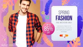 پروژه افترافکت اسلایدشو فشن Spring Fashion Slideshow